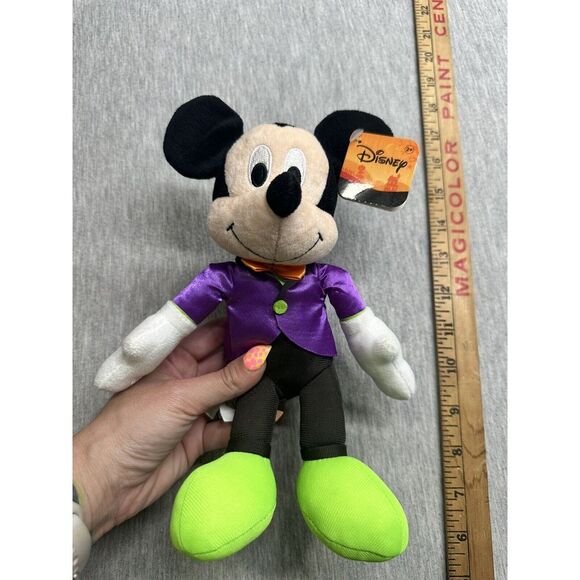 Disney Mickey Mouse w/ Vampire Teeth‎ 2019 Halloween 9" Plush - Picture 1 of 6